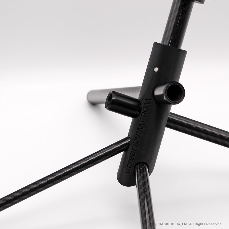 WoodWindDesign カーブドソプラノサックス用スタンド - ヴィンテージ