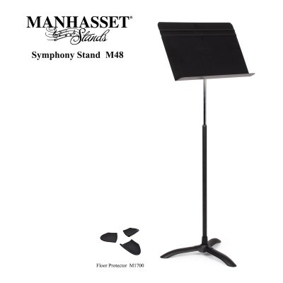 画像1: MANHASSET　譜面台　Symphony M48　フロアプロテクター付き
