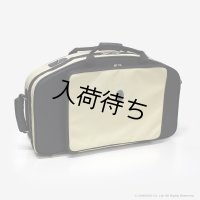 Marcus Bonna　ソプラノ＆アルトサックス用ダブルケース　【MBSSAS】　【レザー製】 　【アイボリー×ブラック】　【メタルロゴ：シルバー】　【特注モデル】