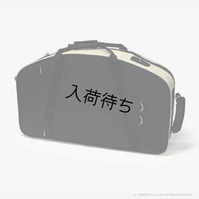 画像3: Marcus Bonna　ソプラノ＆アルトサックス用ダブルケース　【MBSSAS】　【レザー製】 　【アイボリー×ブラック】　【メタルロゴ：シルバー】　【特注モデル】