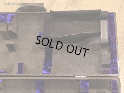 画像13: Wiseman　ソプラノ＆アルトサックス用マルチプルケース　【カーボンファイバー製：Standard Black】　【Gloss Lacquer】　【Lining color：Blue/Red】