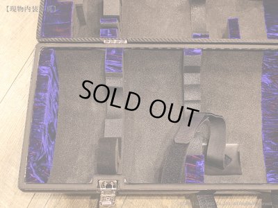 画像14: Wiseman　ソプラノ＆アルトサックス用マルチプルケース　【カーボンファイバー製：Standard Black】　【Gloss Lacquer】　【Lining color：Blue/Red】