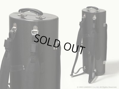 画像4: Wiseman　ソプラノ＆アルトサックス用マルチプルケース　【カーボンファイバー製：Standard Black】　【Gloss Lacquer】　【Lining color：Blue/Red】