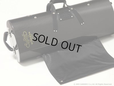 画像5: Wiseman　ソプラノ＆アルトサックス用マルチプルケース　【カーボンファイバー製：Standard Black】　【Gloss Lacquer】　【Lining color：Blue/Red】