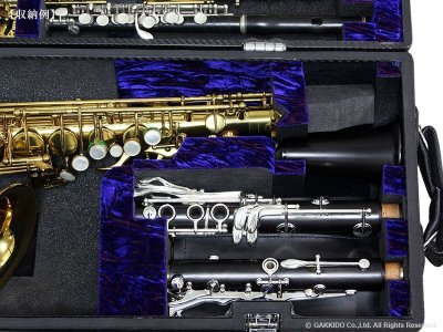 画像13: Wiseman　ソプラノ＆アルトサックス用マルチプルケース　【カーボンファイバー製】　【Gloss Lacquer】