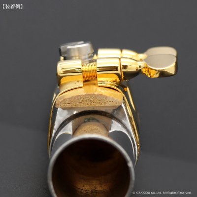 画像9: H.SELMER　アルトサックス用リガチャー　対応：メタルマウスピース　【GP】　【Modified by BULLSEYE】
