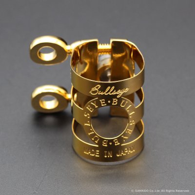 画像3: BULLSEYE　Bulls EX　テナーサックス用リガチャー　対応：Dave Guardala Metal　【GP】　【特注 3-Band仕様】