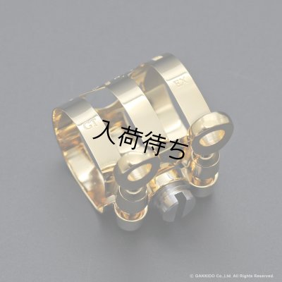 画像6: BULLSEYE　Bulls EX　テナーサックス用リガチャー　対応：Dave Guardala Metal　【GP】　【特注 3-Band仕様】