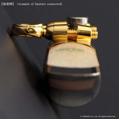 画像18: BULLSEYE　Bulls EX　テナーサックス用リガチャー　対応：Dave Guardala Metal　【GP】　【特注 3-Band仕様】