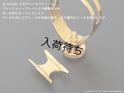 画像8: CG Mouthpiece　GALILEO　アルトサックス用リガチャー　【Brass-GP】　【IV】