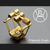 Francois Louis　PURE BRASS　【L】　【ブラス】　テナーサックス用リガチャー　対応：ラバーマウスピース