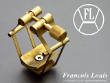 Francois Louis　PURE BRASS　【L】　【ブラス】　テナーサックス用リガチャー　対応：ラバーマウスピース