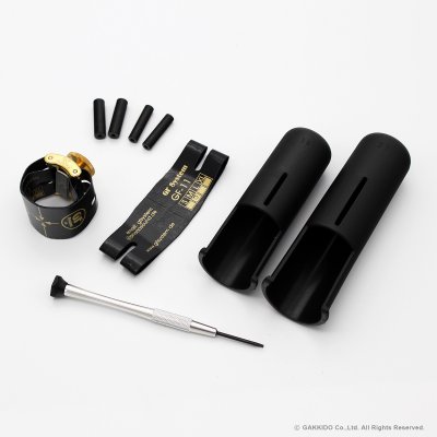 画像1: GF-MAXIMA　サックス用リガチャー　【Gold Line】　【MX-11M+L-BGG-19+23】