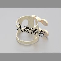 Jessen Sax　アルトサックス用リガチャー　対応：ラバーマウスピース　【Raw Brass】
