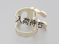 Jessen Sax　アルトサックス用リガチャー　対応：ラバーマウスピース　【Raw Brass】
