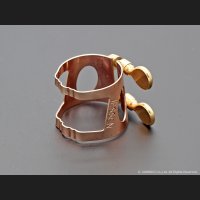 Jessen Sax　アルトサックス用リガチャー　対応：ラバーマウスピース　【Raw Bronze】