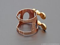 Jessen Sax　アルトサックス用リガチャー　対応：ラバーマウスピース　【Raw Bronze】
