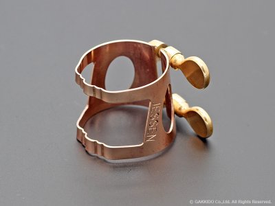 画像1: Jessen Sax　アルトサックス用リガチャー　対応：ラバーマウスピース　【Raw Bronze】