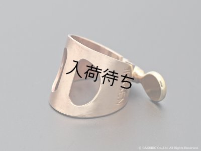 画像1: Jessen Sax　Heavy　ソプラノサックス用リガチャー　対応：ラバーマウスピース　【Raw Bronze】