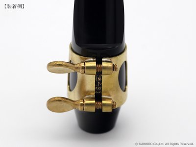 画像9: Jessen Sax　ソプラノサックス用リガチャー　対応：ラバーマウスピース　【Raw Brass】