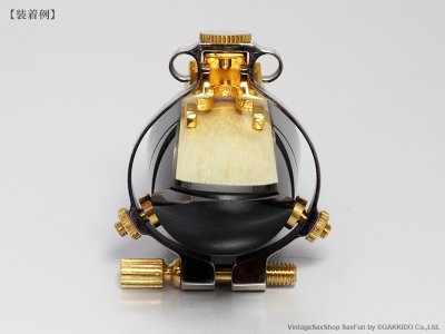 画像13: JLV　テナーサックス用リガチャー　対応：ラバーマウスピース　【プラチナメッキ仕上げ】