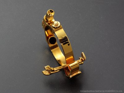 画像4: JLV　テナーサックス用リガチャー　対応：ラバーマウスピース　【Gold Plated】
