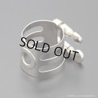 WoodStone　アルトサックス用リガチャー　対応：メイヤー・ラバー　【総銀製】　【USED】