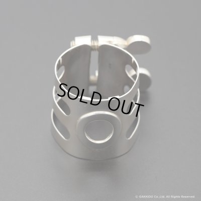 画像2: WoodStone　アルトサックス用リガチャー　対応：メイヤー・ラバー　【総銀製】　【USED】