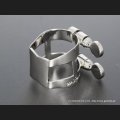 WoodStone　ソプラノサックス用リガチャー　対応：セルマー・ラバー　【総銀製】