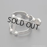 Yanagisawa　Yany SIXS Solid Silver　アルトサックス用リガチャー　【プラチナメッキ仕上げ】　【数量限定品】