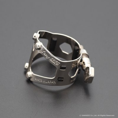 画像2: Yanagisawa　Yany SIXS Solid Silver　アルトサックス用リガチャー　【プラチナメッキ仕上げ】　【数量限定品】