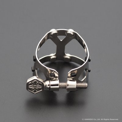 画像3: Yanagisawa　Yany SIXS Solid Silver　アルトサックス用リガチャー　【プラチナメッキ仕上げ】　【数量限定品】