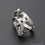 ヤナギサワ Yany sixs 総銀プラチナ リガチャー Yanagisawa Yany SIXS Solid Silver アルトサックス用リガチャー