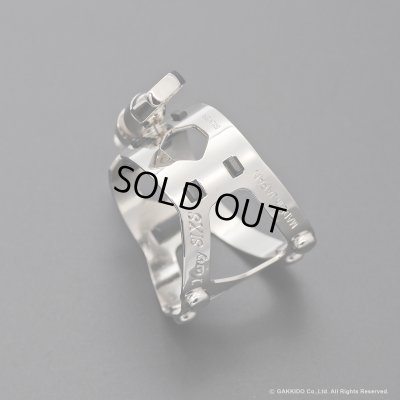 画像6: Yanagisawa　Yany SIXS Solid Silver　アルトサックス用リガチャー　【プラチナメッキ仕上げ】　【数量限定品】