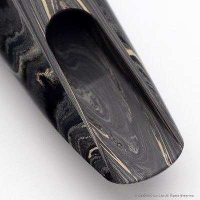 画像4: 10mfan　Daddy-O　アルトサックス用マウスピース　【GRAY Marble Hard Rubber】　【限定生産モデル】