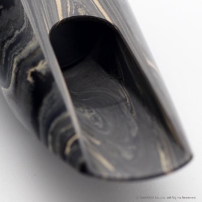 画像11: 10mfan　Daddy-O　アルトサックス用マウスピース　【GRAY Marble Hard Rubber】　【限定生産モデル】