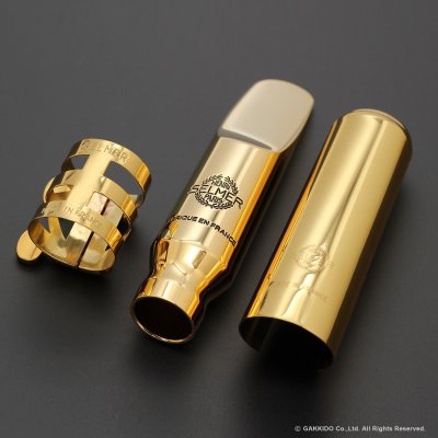 画像13: H.SELMER　JAZZ TRIBUTE　テナーサックス用メタルマウスピース　【Gold Plated】