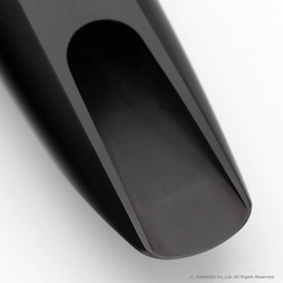 画像4: TedKlum　New York Model Handcrafted Hard Rubber　アルトサックス用ラバーマウスピース　【Large Chamber】　【with Silver Tone Ring】