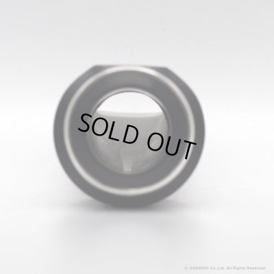 画像5: TedKlum　New York Model Handcrafted Hard Rubber　アルトサックス用ラバーマウスピース　【Large Chamber】　【with Silver Tone Ring】