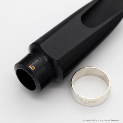 画像10: TedKlum　New York Model Handcrafted Hard Rubber　アルトサックス用ラバーマウスピース　【Large Chamber】　【with Silver Tone Ring】