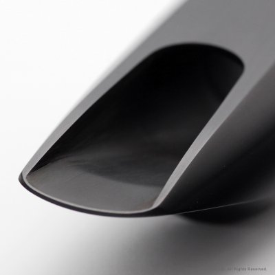 画像11: TedKlum　New York Model Handcrafted Hard Rubber　アルトサックス用ラバーマウスピース　【Large Chamber】　【with Silver Tone Ring】