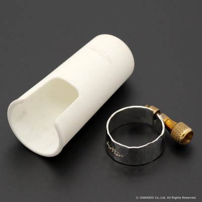 画像6: Gottsu　Sepia Tone VI　Hard Rubber　アルトサックス用マウスピース　【5】　with Gottsu Solid Silver Ligature＆キャップ付き　【USED】