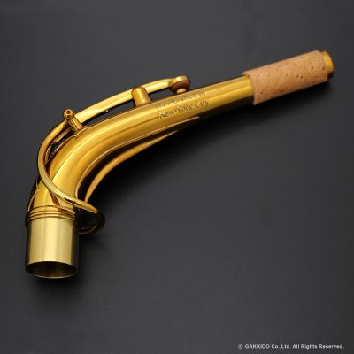 画像1: KB Sax　アルトサックス用ネック　【CANYON - C-69 BRASS】　【Dark Lacquer Finish】