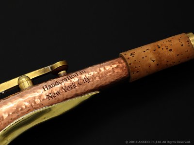 画像3: KB Sax　アルトサックス用ネック　【VANGUARD - HAND HAMMERED COPPER】　【Raw Finish】