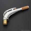 KB Sax　アルトサックス用ネック　【VANGUARD - HAND HAMMERED STERLING SILVER】　【Brass Parts : Silver Plated】