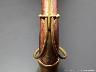 画像4: KB Sax　テナーサックス用ネック　【REDWOOD - HAND HAMMERED COPPER】　【Raw Finish】
