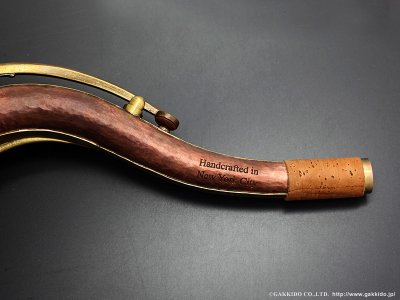 画像7: KB Sax　テナーサックス用ネック　【REDWOOD - HAND HAMMERED COPPER】　【Raw Finish】