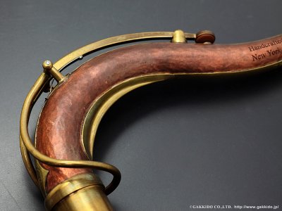 画像9: KB Sax　テナーサックス用ネック　【REDWOOD - HAND HAMMERED COPPER】　【Raw Finish】