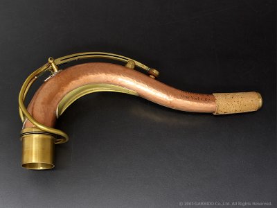 画像2: KB Sax　テナーサックス用ネック　【VANGUARD - Double-Alloy Custom neck】　【M61 hand hammered brass & hand hammered copper】