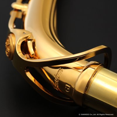 画像4: YAMAHA　アルトサックス用ネック　スターリングシルバー製　特注金メッキ仕上げ　【AG1AG-Gold Plated】